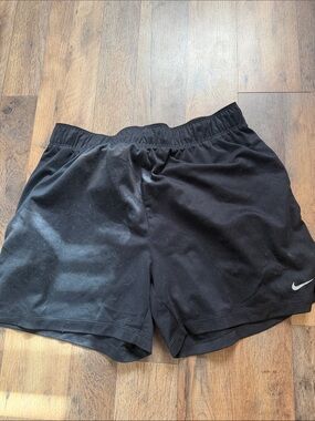 Nike Black Women's Training Shorts with Swoosh